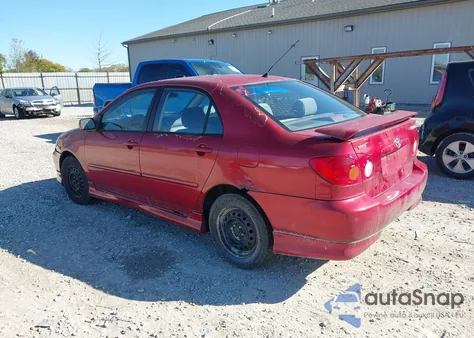2004 Toyota Corolla S z USA, uszkodzony, nr VIN 1NXBR32E74Z213966